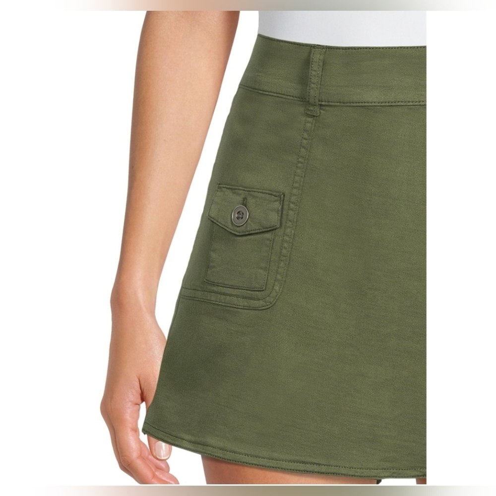 NWT Time And Tru Women's Utility Skort Size 16 Green - Picture 5 of 12